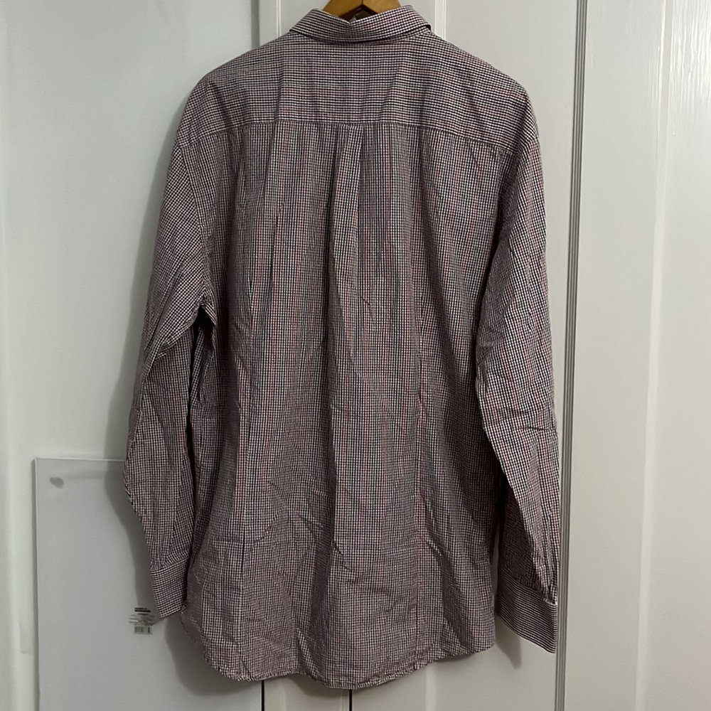 Peter Millar Gingham Button Down Collared Shirt C… - image 2